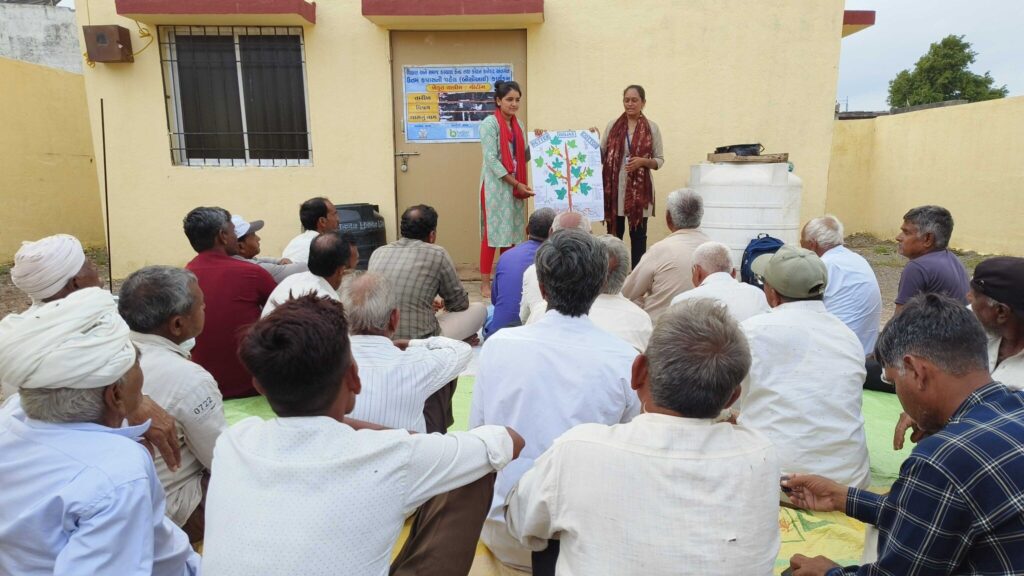 Decent work and fibre quality preservation training at Galkotadi (Babra)